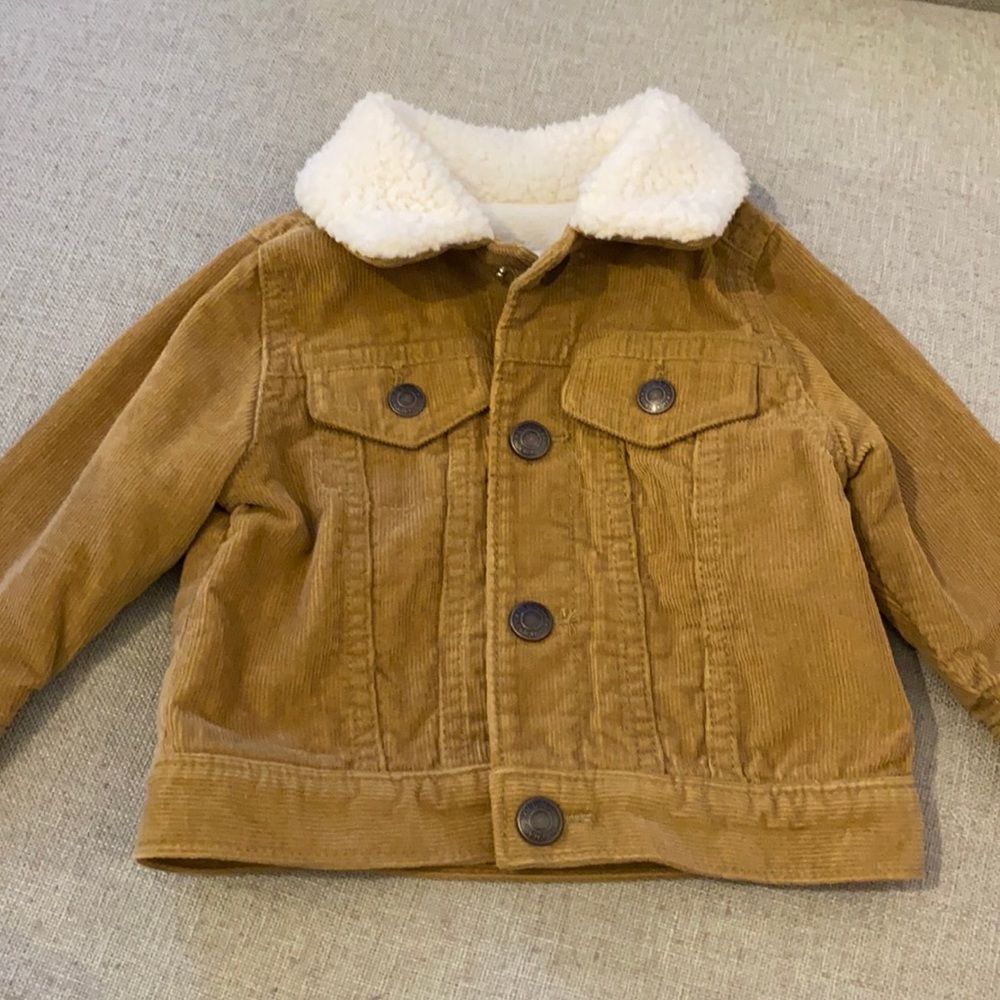 Baby Fall Sherpa Corduroy Jacket